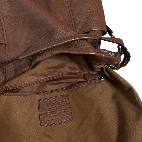 Coach Tan Leather Crossbody Bag - Picture 9 of 15